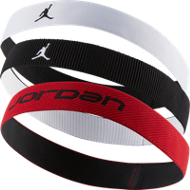 Nike Jordan Sport Wide Headbands (3-Pack) - White - ONE SIZE