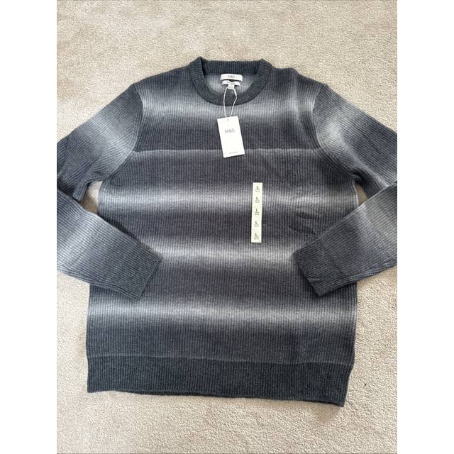 Marks and spencer men’s crew neck jumper size l long