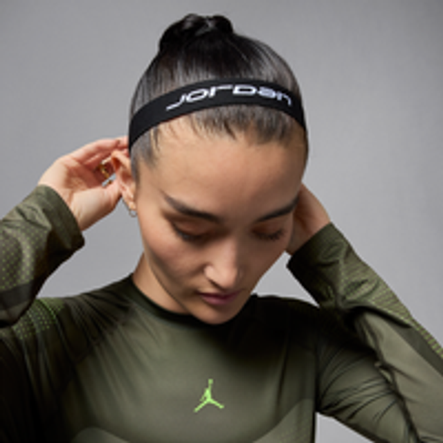 Nike Jordan Sport Mixed-Width Headbands (3-Pack) - Black - ONE SIZE