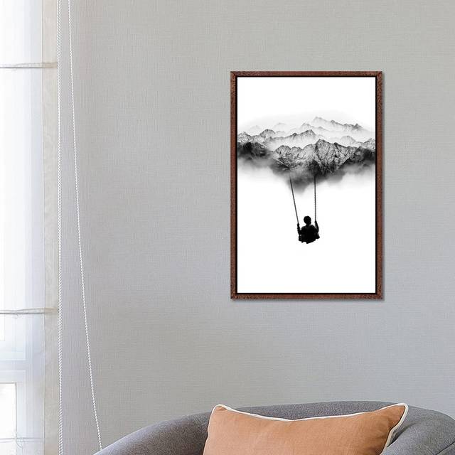 Mountain Swing - Classic Wood Floater Frame (66.04cm H x 45.72cm W)