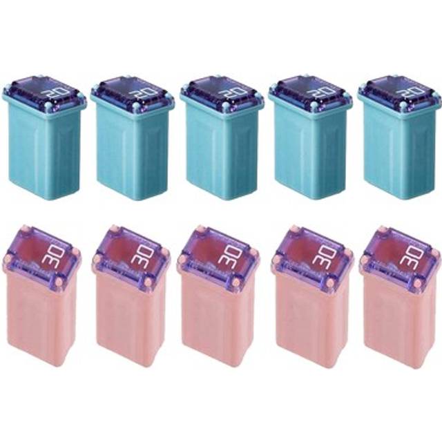 10 Pcs 20amp 30amp Miniature Box Fuses Plastic Fuse Square Car Fuse (low6148