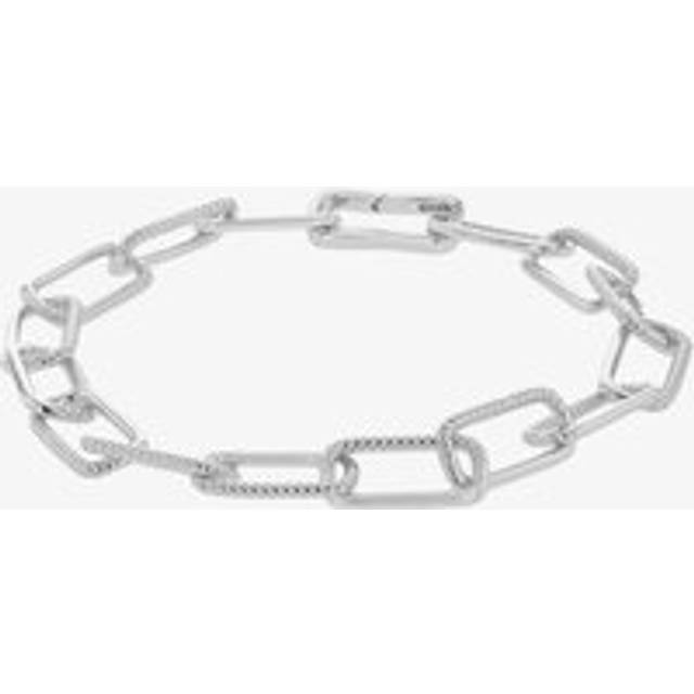Silver Twisted Paperlink Chain Bracelet 8.26.0282
