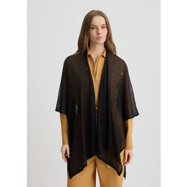 Liu Jo Women's Short Sleeve Acrylic Cardigan Women - Black Sweaters - Size: 22/26/24/28/6/14/10/16/18/20/2/4/8/12