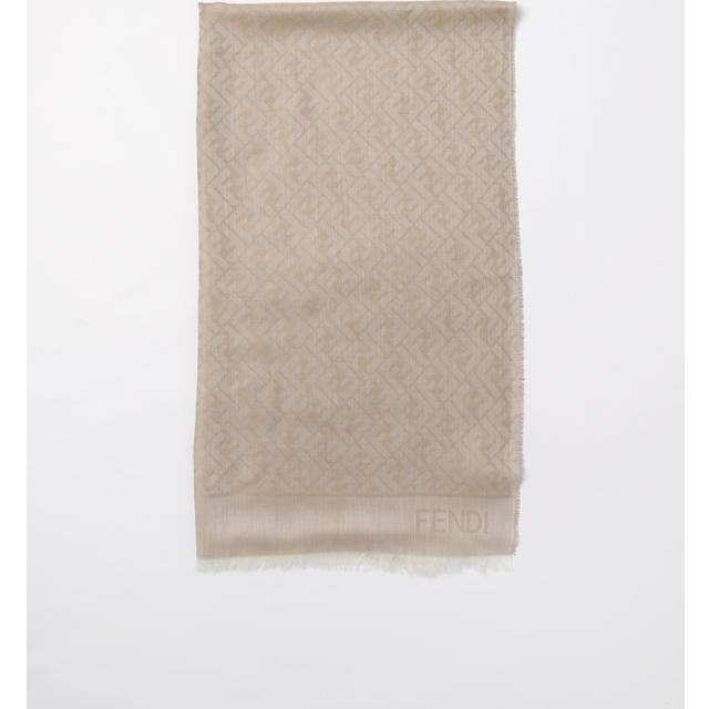 Fendi Women's Ff Cashmere And Silk Stole in Dove Grey | Size UNI | FXT246AUM4F0QD3 (UNI)