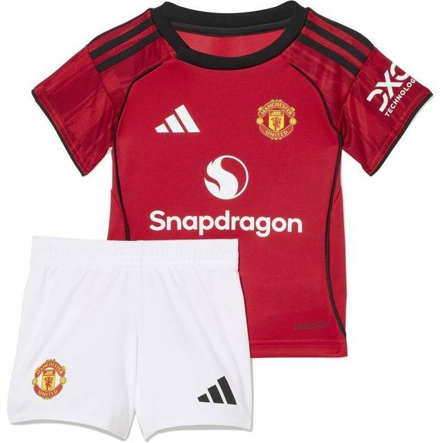 Adidas Manchester United Home Baby Kit 2025/2026 Size: 6-9 months, Colour: Red
