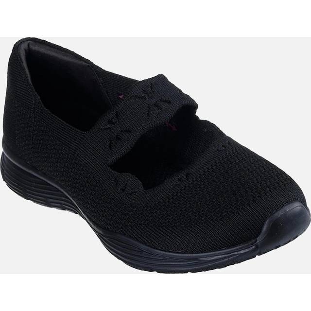 (4 UK, Black) Skechers Womens/Ladies Seager - Cute N' Coy Mary Janes