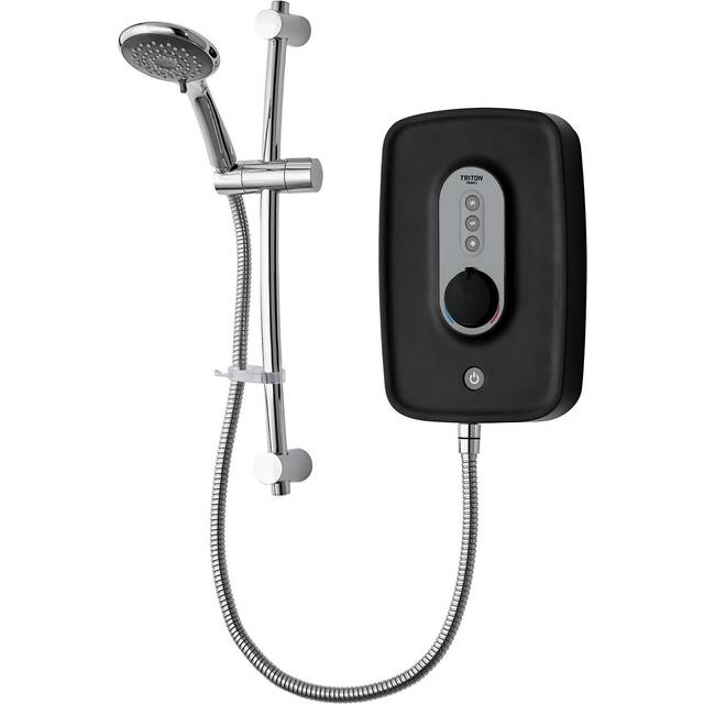 Triton Trance 3 Matt Black Electric Shower, 8.5Kw - One Size