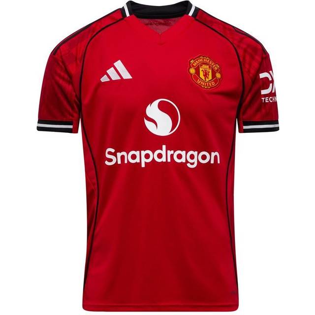 '25-'26 Man Utd Home Shirt Men's Red L Polyester Manchester United Made By: Adidas