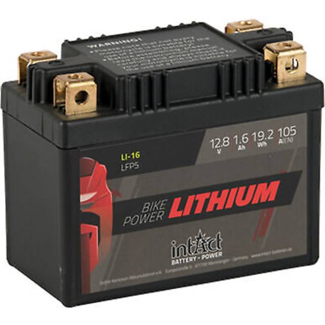 Intact bike-power lithium lifepo4 motorbike battery fits gilera stalker 50 2004