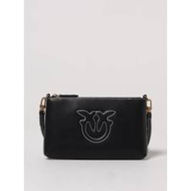 Embroidered Clutch Bag Wo - Black - One Size