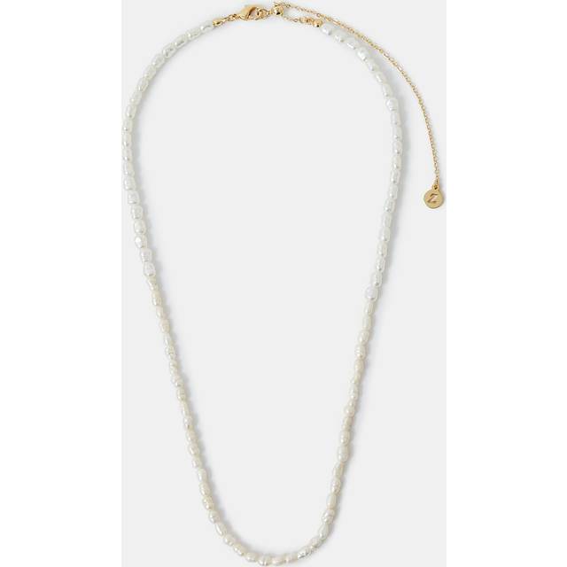 14ct Gold-plated Seed Pearl Necklace - Accessorize - One Size