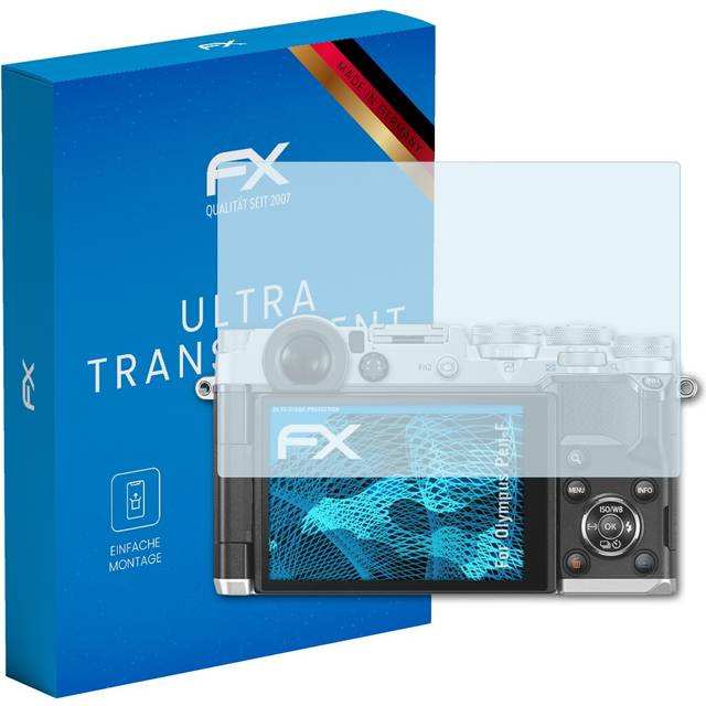 Atfolix 3x screen protection film for olympus pen-f screen protector clear