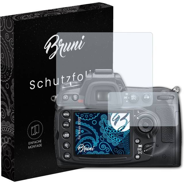 Bruni 2x Protective Film For Nikon D300 Screen Protector Screen Protection