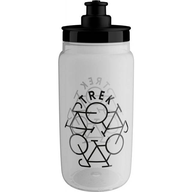 Cykelflaska Trek Fly 550 ml vattenflaska clear/black