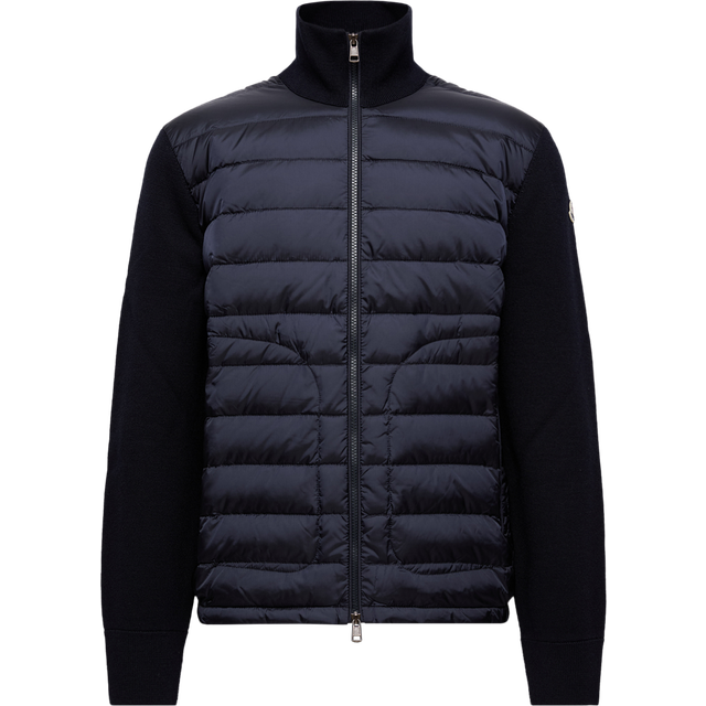MONCLER COLLECTION Padded Zip-Up Cardigan, Men, Black, Size: 3XL