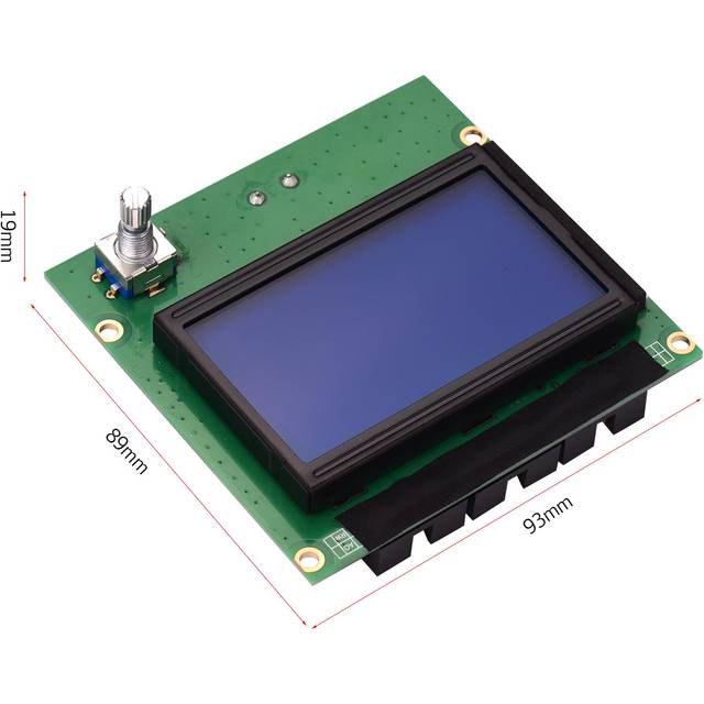 Aibecy 3D Printer Parts LCD Display Screen Board with Cable Replacement for multicolour