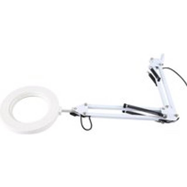 Magnifying Lamp Magnifying Lamp Metal Swing Arm Magnifier Lamp-10 Levels Brightness,3 Color Modes,10X Magnification,4 Inch Diameter Lens
