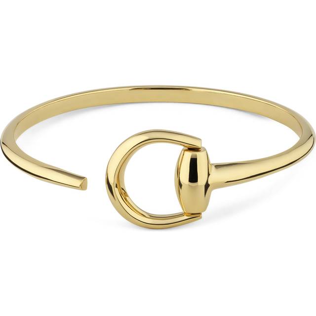 Gucci Horsebit 18ct Yellow Gold Small Bangle - 16