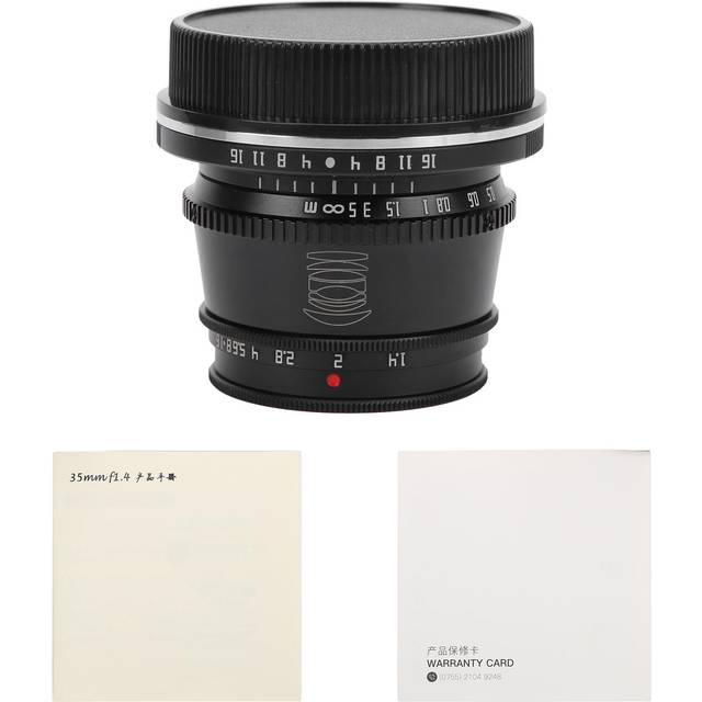 TTArtisan 35mm F1.4 LMount APSC Large Aperture Manual Focus Lens for Leica SLSL2SL2S