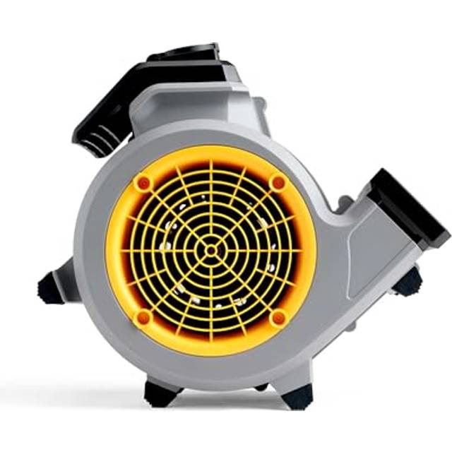 Vacmaster AM1202-01 High Speed Fan / Dryer / Air Mover with Power Take Off - 124W - Grey