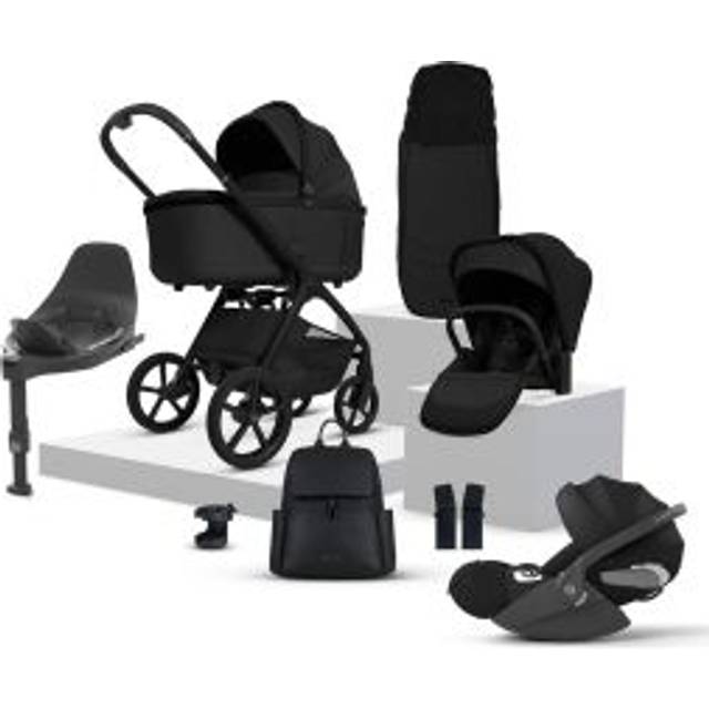 Silver Cross Cove Ultimate 360 Car Seat Bundle - Onyx - Iconic Black Car, Onyx