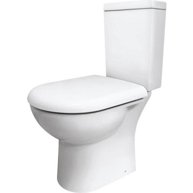 Modern bathroom design toilet pan with cistern and fittings , 745 x 360 x 620mm