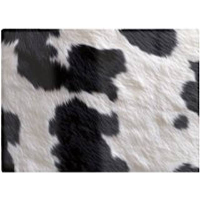 Black And White Cow Hide Chopping Board - One Size