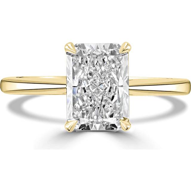 18ct Yellow Gold 1ct Radiant Cut Laboratory Grown Diamond Solitaire - Y