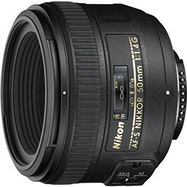 Nikon AF-S NIKKOR 50 mm f/1.4G lins, svart [Nital Card: -
