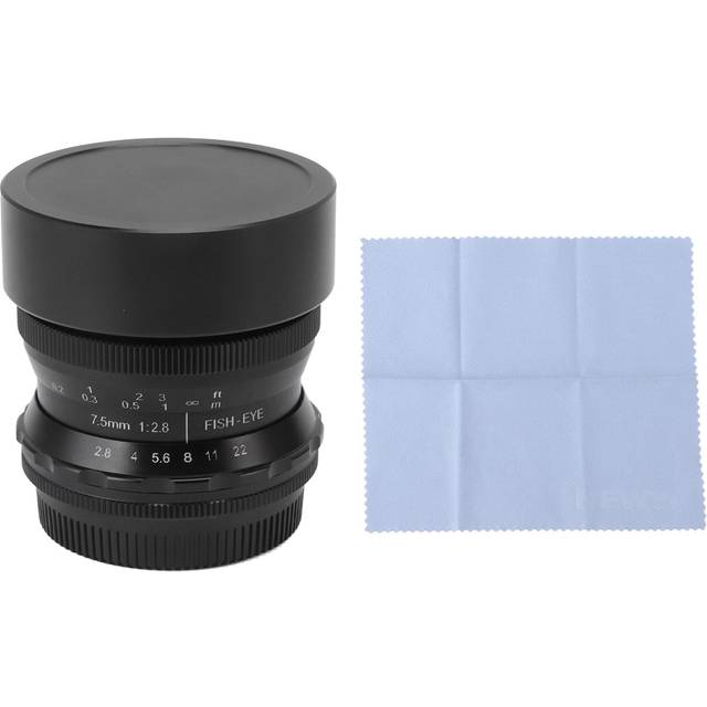 7.5mm F2.8 II Ultra Wide Angle Fisheye Lens for M43 Mount Cameras for Olympus EM1X EM13 EM53 EM10