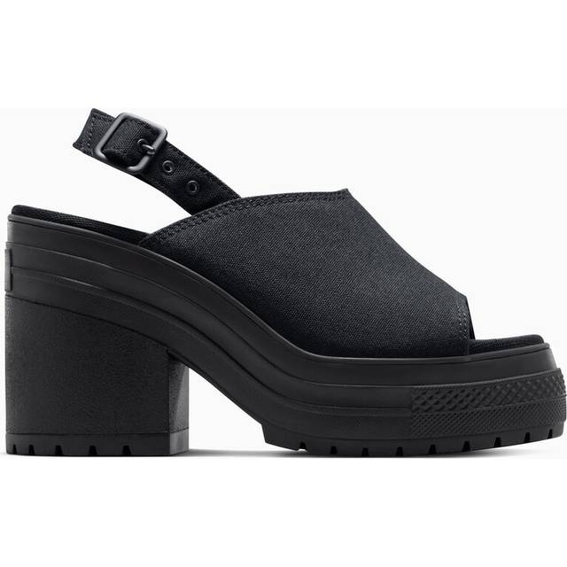 Chuck 70 De Luxe Heel Sandal Platform - Black, White - 8.5