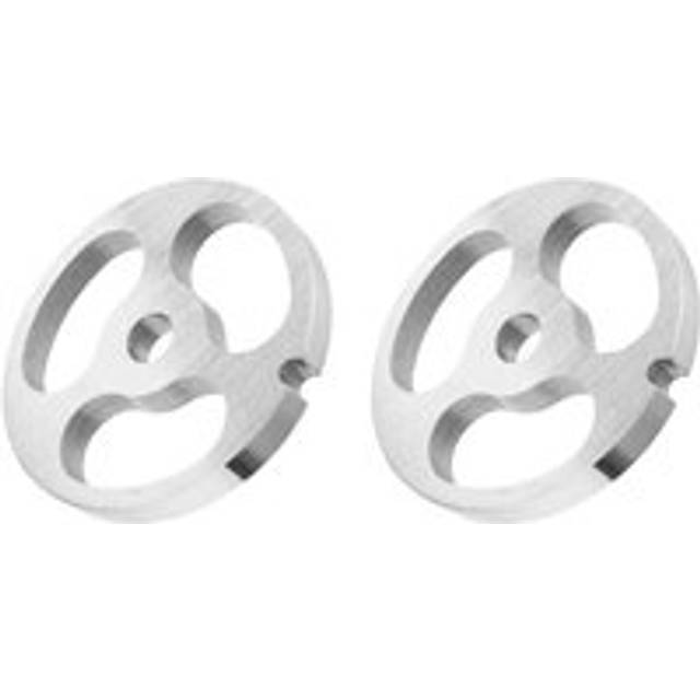Tlily - 2X Stainless Steel Meat Grinder Disc Blades Type 12 for Mixer Choppers f