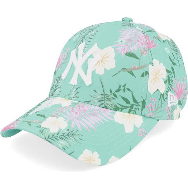 New Era 9Forty Damen Cap - FLORAL New York Yankees sky blue