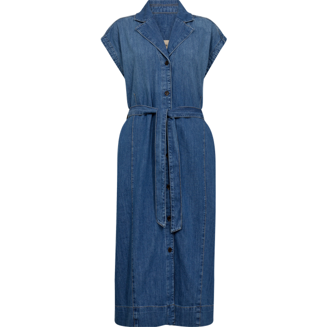 MOS MOSH - Skjortklänning mmPitti Nalin Dress - Blå