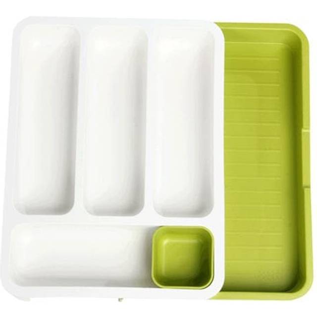 Joseph Joseph DrawerStore Expandable Cutlery Tray, Green