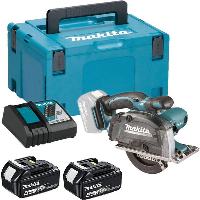 Makita DCS552RMJ 18V LXT 136mm Metal Cutting Circular Saw + Blade - 2 x 4.0ah