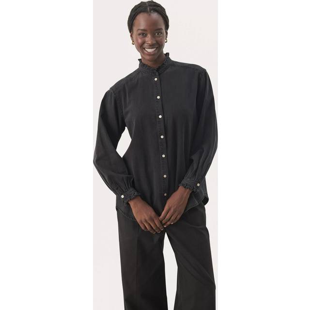 Part Two Ferah Denim Shirt, Washed Black
