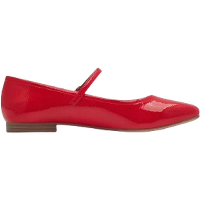 TAMARIS Woms Ballerina |Röd |40