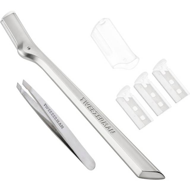 Brow Razor and Mini Tweezer Set - Multi - One Size