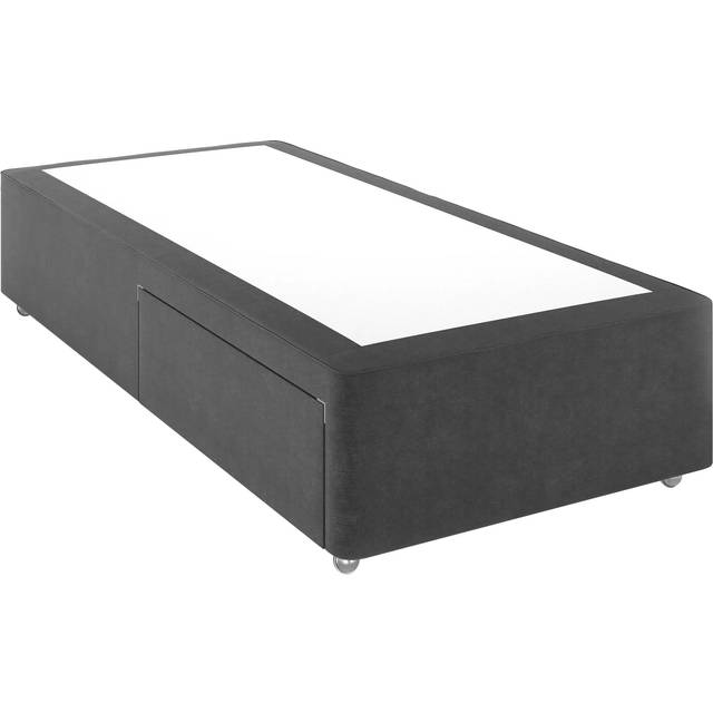 John Lewis Non-Sprung Upholstered 2 Drawer Divan Base, Single