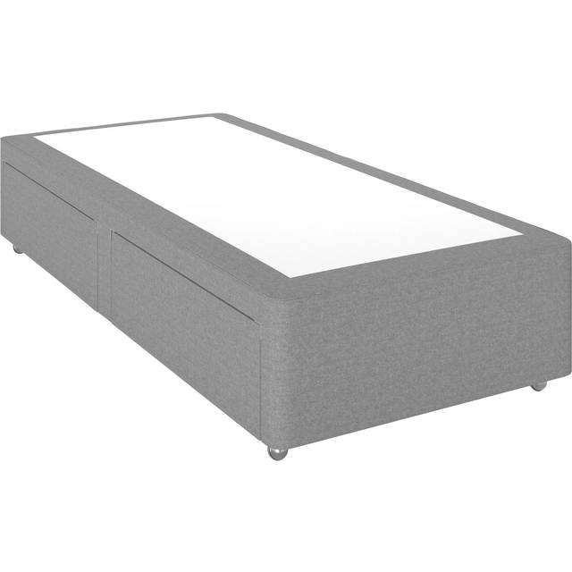 John Lewis Non-Sprung Upholstered 2 Drawer Divan Base, Single
