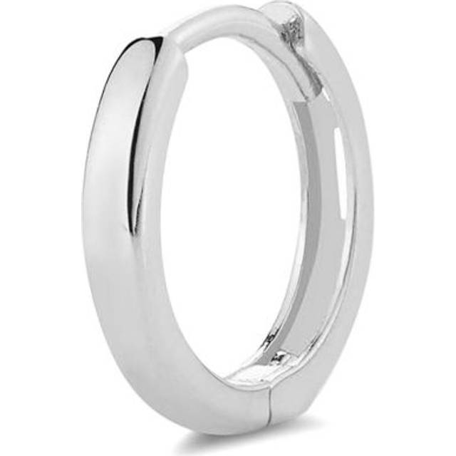 Mateo - 14kt white gold huggie earring - men - 14kt White Gold - One Size - Silver