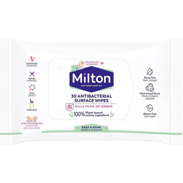 Milton 30 Antibacterial Surface Wipes