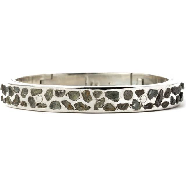 Parts of Four - Sistema sapphire-embellished bracelet - unisex - Sterling Silver/Green Sapphire - S