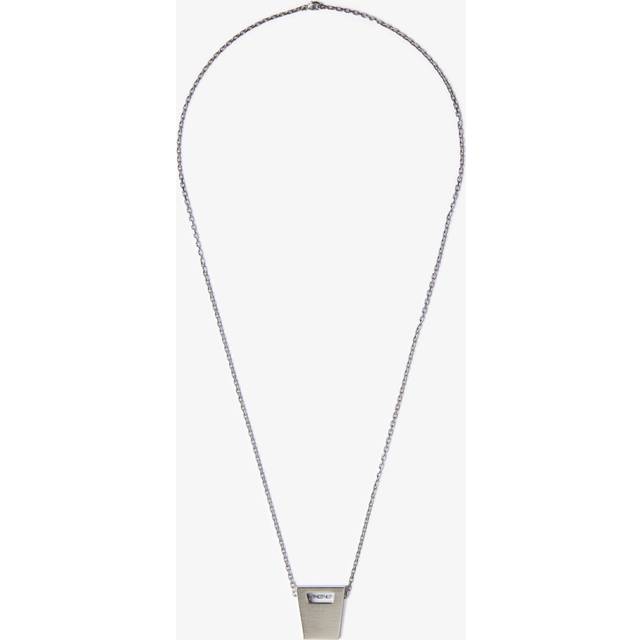 Rick Owens Silver Hollywood Dog Tag Necklace - 128 PALLADIO - UNI