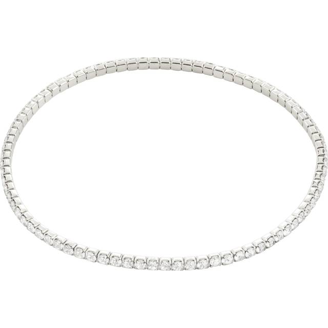 Pilgrim - Arash kristallarmband silverpläterat - Silver