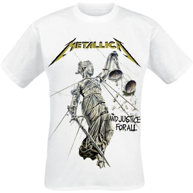 Metallica Justice T-Shirt white - XXL