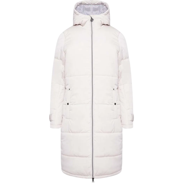 (8 UK, Barley White) Dare 2B Womens/Ladies Reputable II Long Length Padded Jacket