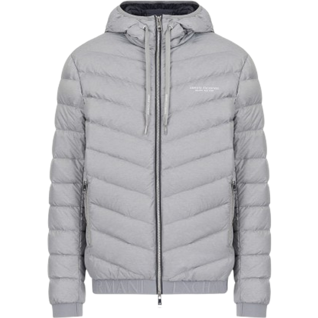 Armani Exchange for man. 8NZB53ZNW3Z0902 Grey down jacket (XL), Casual, Polyamide