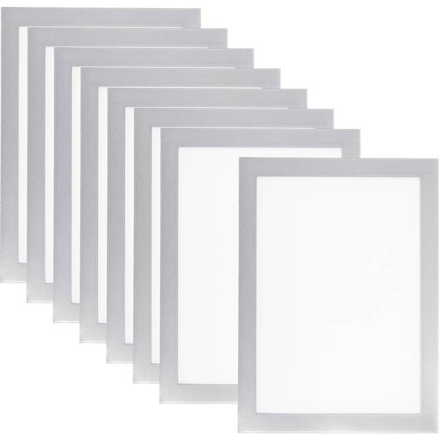 8pcs 6x8 magnetic picture frame a5 magnetic photo frames silver